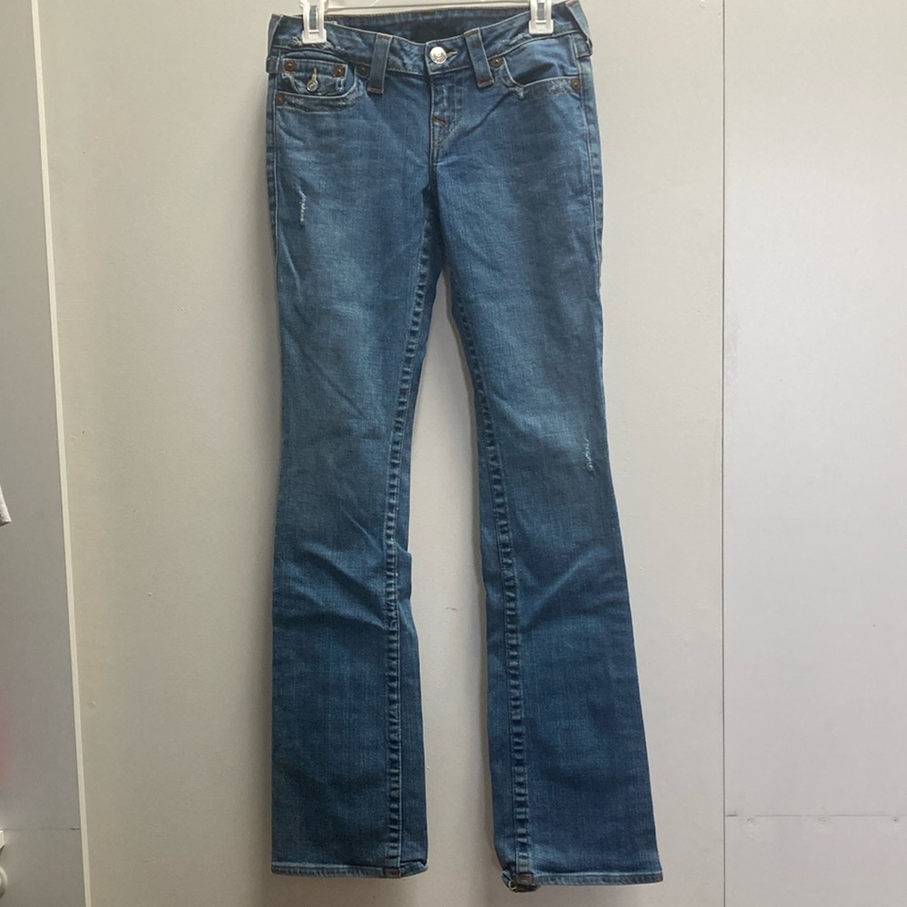 True Religion Blue Boot Cut Jeans